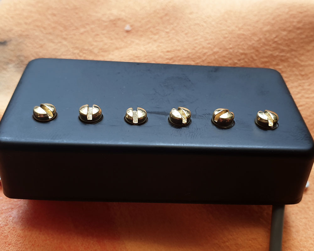 Unplated Cover on a Humbucker