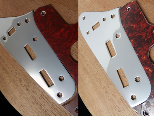 Main Control Plate Fitted to Fender Jaguar