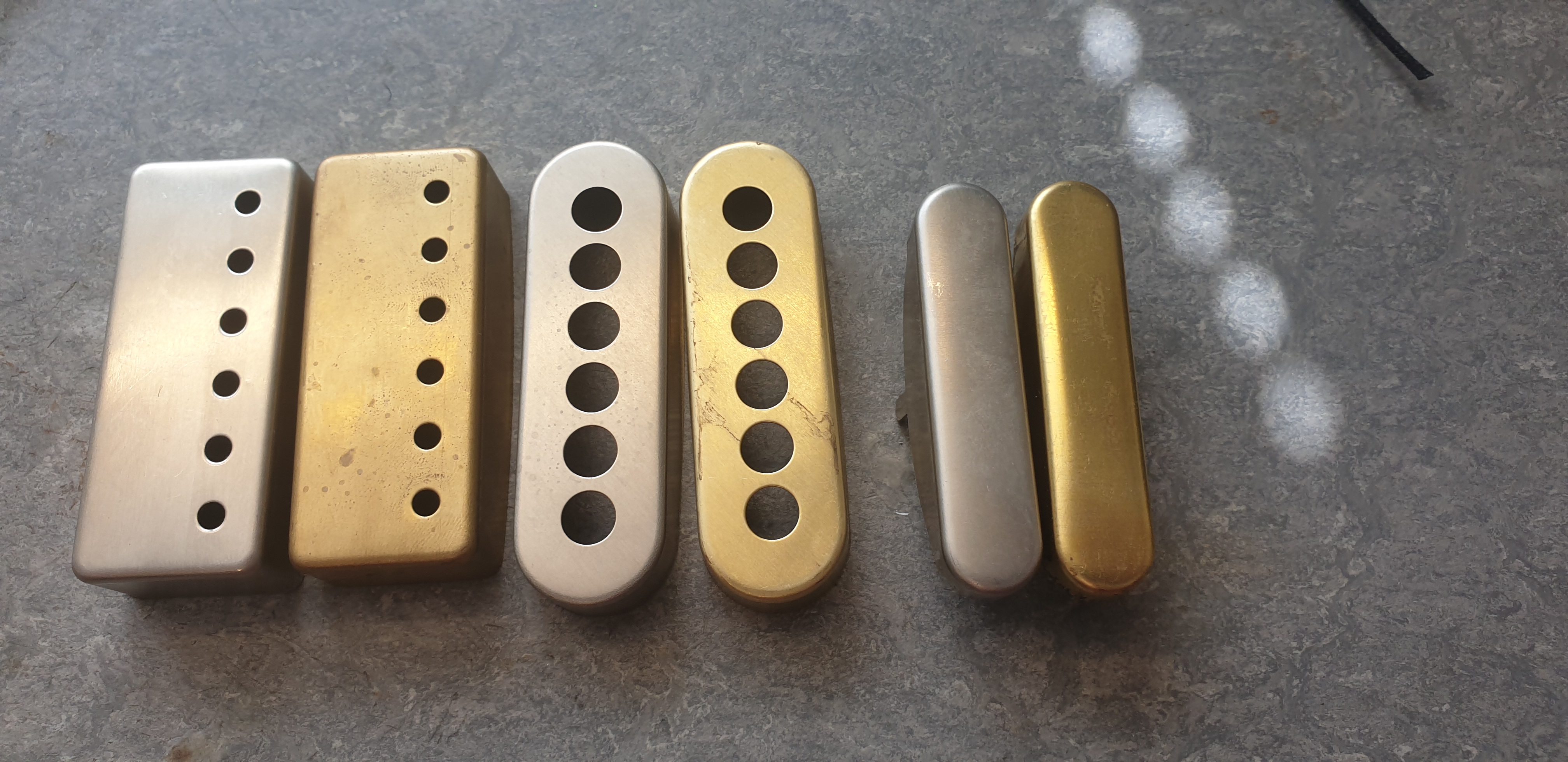 Brass and Nickel unplated Covers