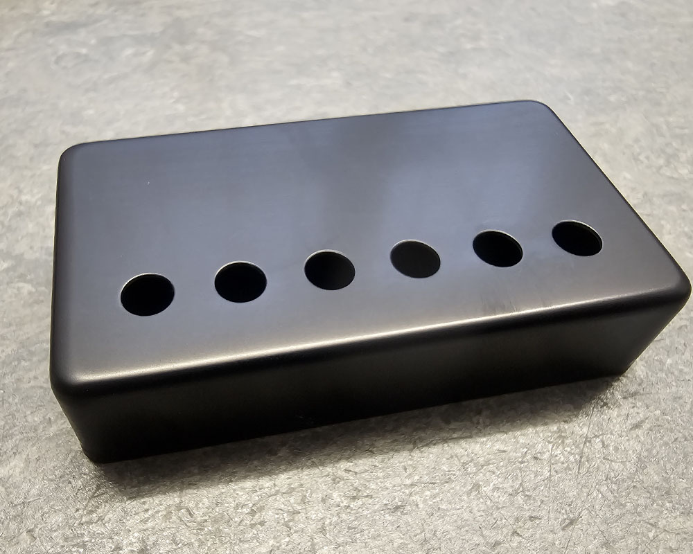 Black Humbucker Cover after Cleaning