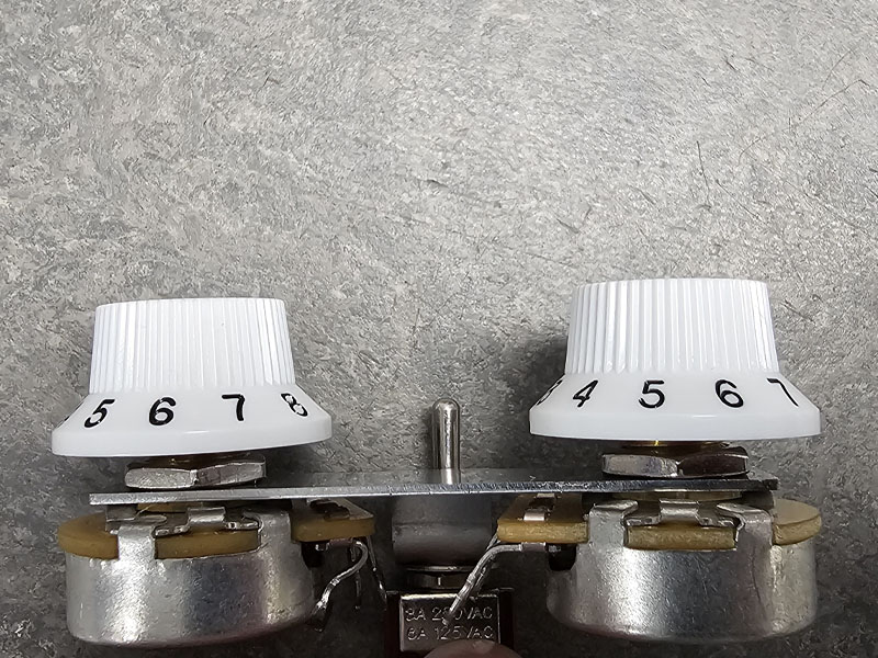 Gilmour Pot and Switch Bracket assmbled