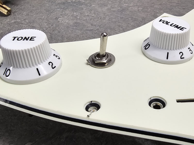 Mini Toggle switch too tall on Stratocaster
