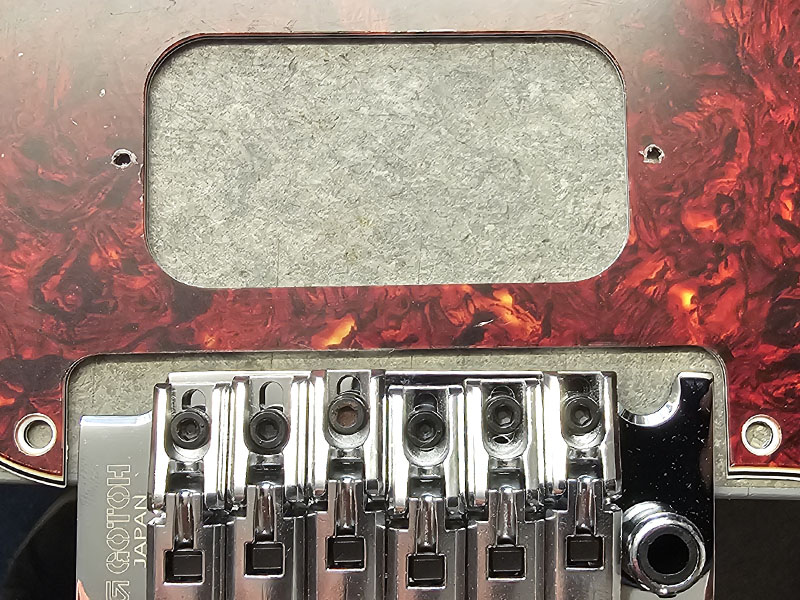 Gotoh GE1996 Tremolo fitted to a Fender Stratocaster
