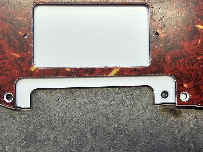 Floyd Rose Stratocaster Plate ontop of Normal Pickguard