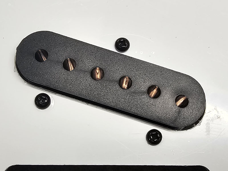 Telecaster Bridge pickup bobbin in a Stratocaster