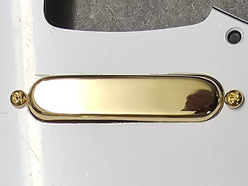 Telecaster Gold Neck pickup on a Strat