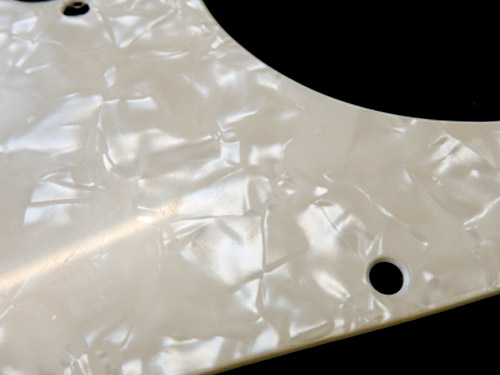 White Pearloid Scratch Plate